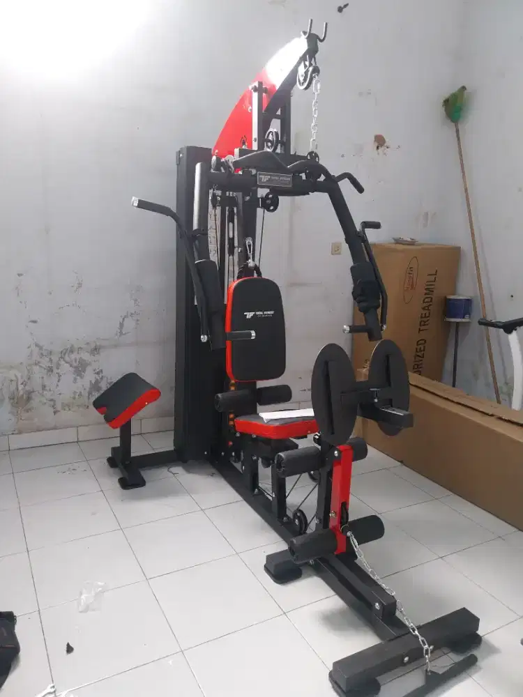 HOME GYM LEG PRESS TOTAL TLHG 011 ALAT FITNESS MULTIVARIASI GERAKAN