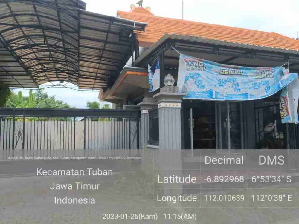 DI JUAL RUMAH 
KEL. : SUMURGUNG
KEC. : TUBAN
KAB  : TUBAN