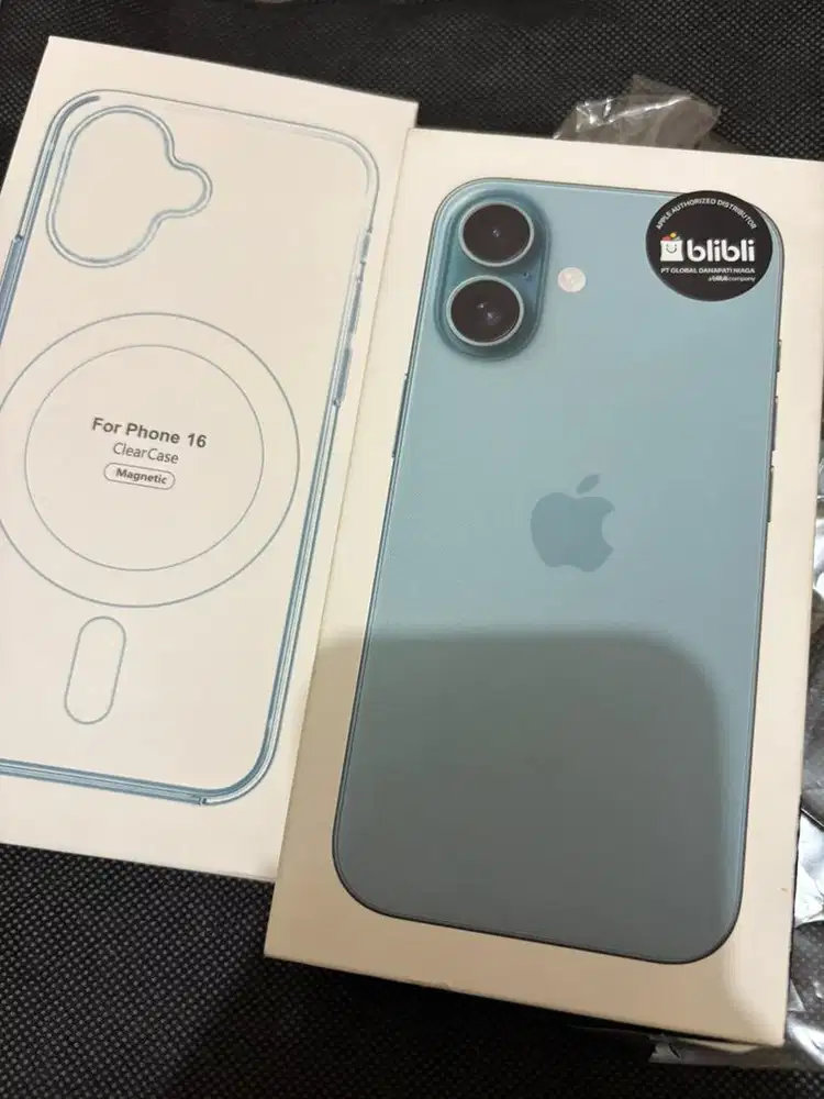 IPHONE 16 128 GB Warna TEAL BH 100