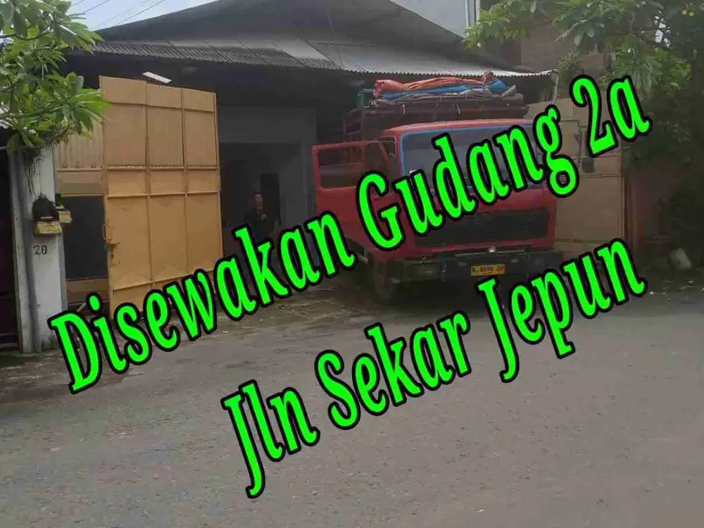 DISEWAKAN GUDANG 2a di Jln SEKAR JEPUN GATSU TIMUR DENPASAR BALI
