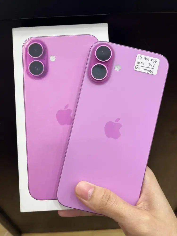 Iphone 16plus 256Gb sec iBox garansi juni 2026
