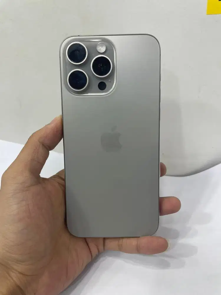 iPhone 15 Pro max 512GB Natural Titanium resmi iBox