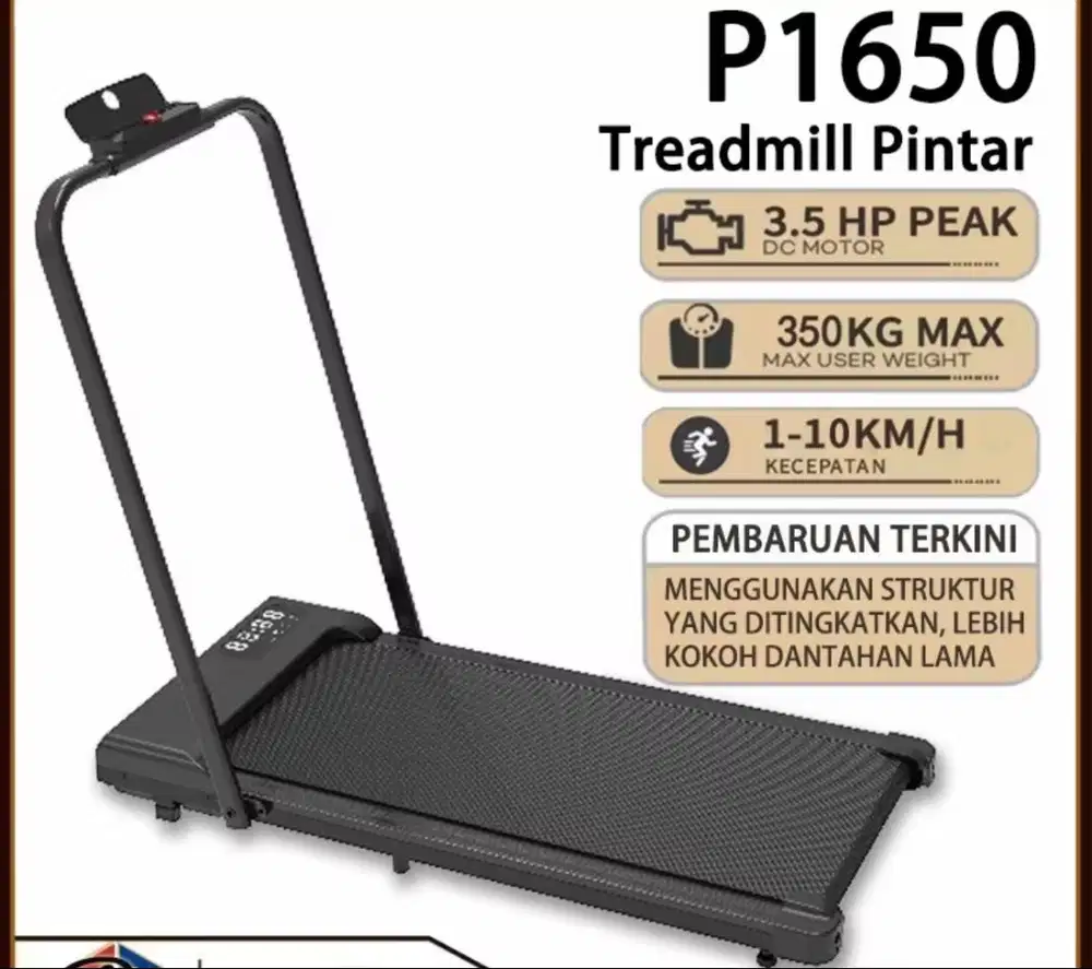 Treadmill/Matras lari elektrik/walking pad