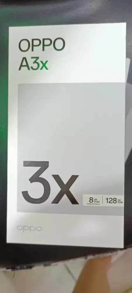 Jual Oppo A3x ram 4+4/ 8/128gb like new no minus2 sama sekali.