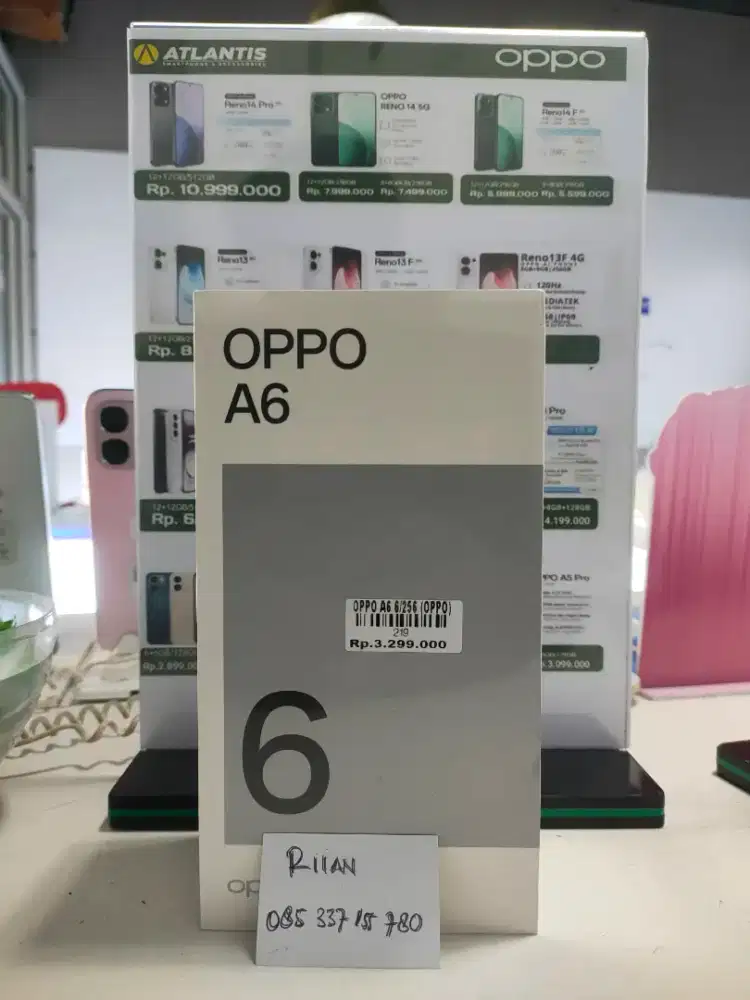 Oppo A6 Ram 6/256gb ATLANTIS DAHSYAT