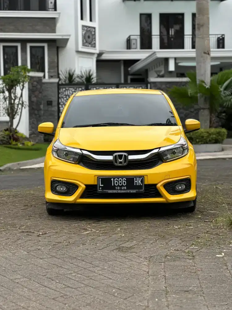 Brio E matik 2020 limited kuning,KM 60rb asli record,pjk pjg,murah