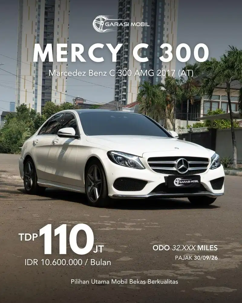 MERCEDES BENZ C300 AMG LINE 2017 C 300