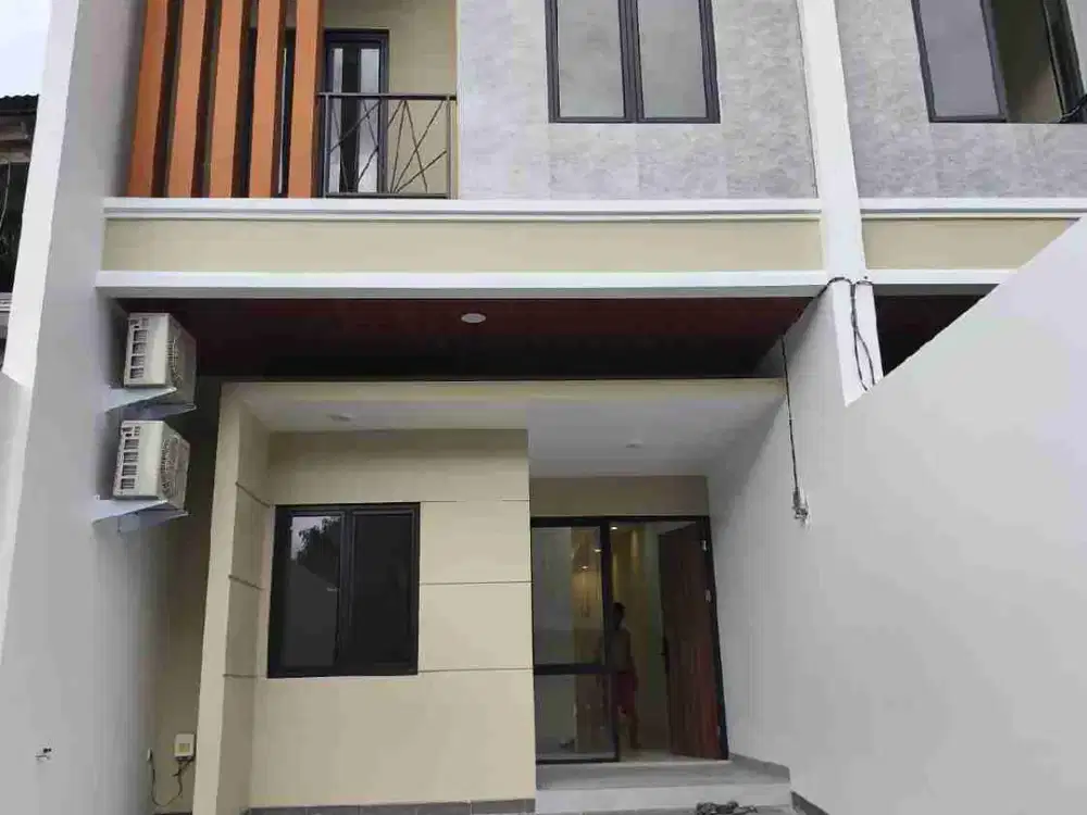 Rumah Baru 2.lantai Modern Minimalis Semi Furnish Meruya Jakarta Barat