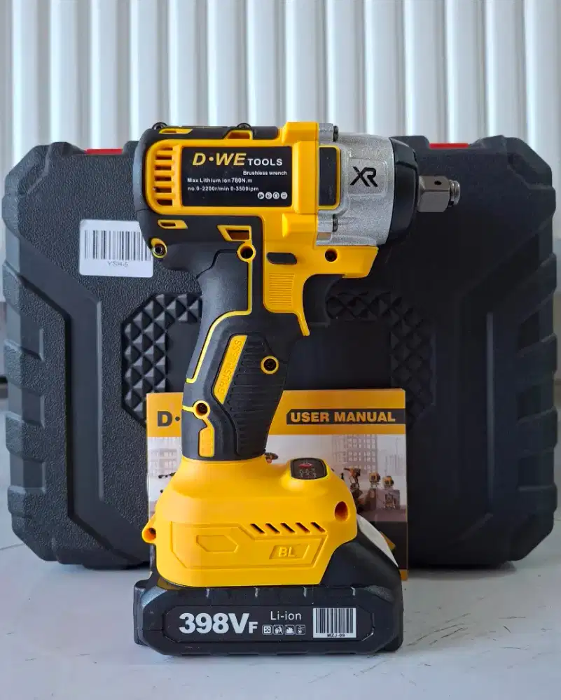 Baru japan mesin impact buka baut brushless 700 nm baterai lithium