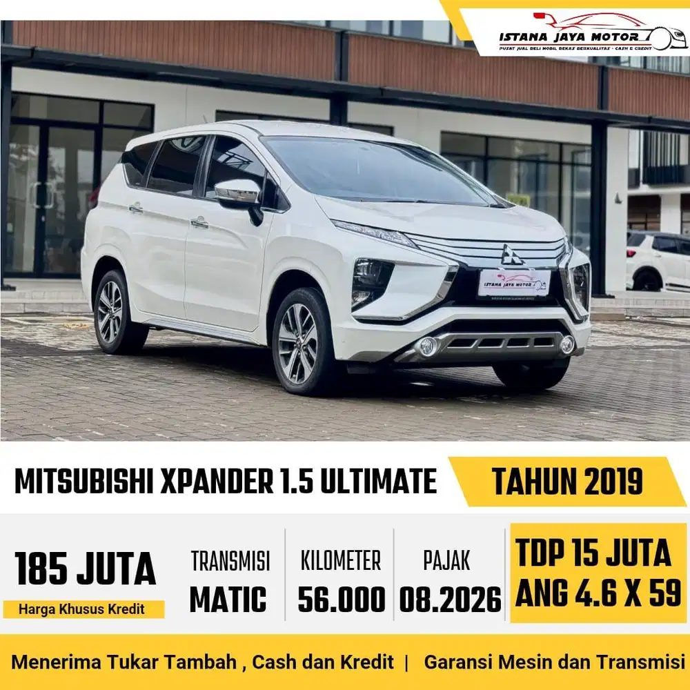LOW KM Mitsubishi Xpander Ultimate 1.5 AT 2019 Putih