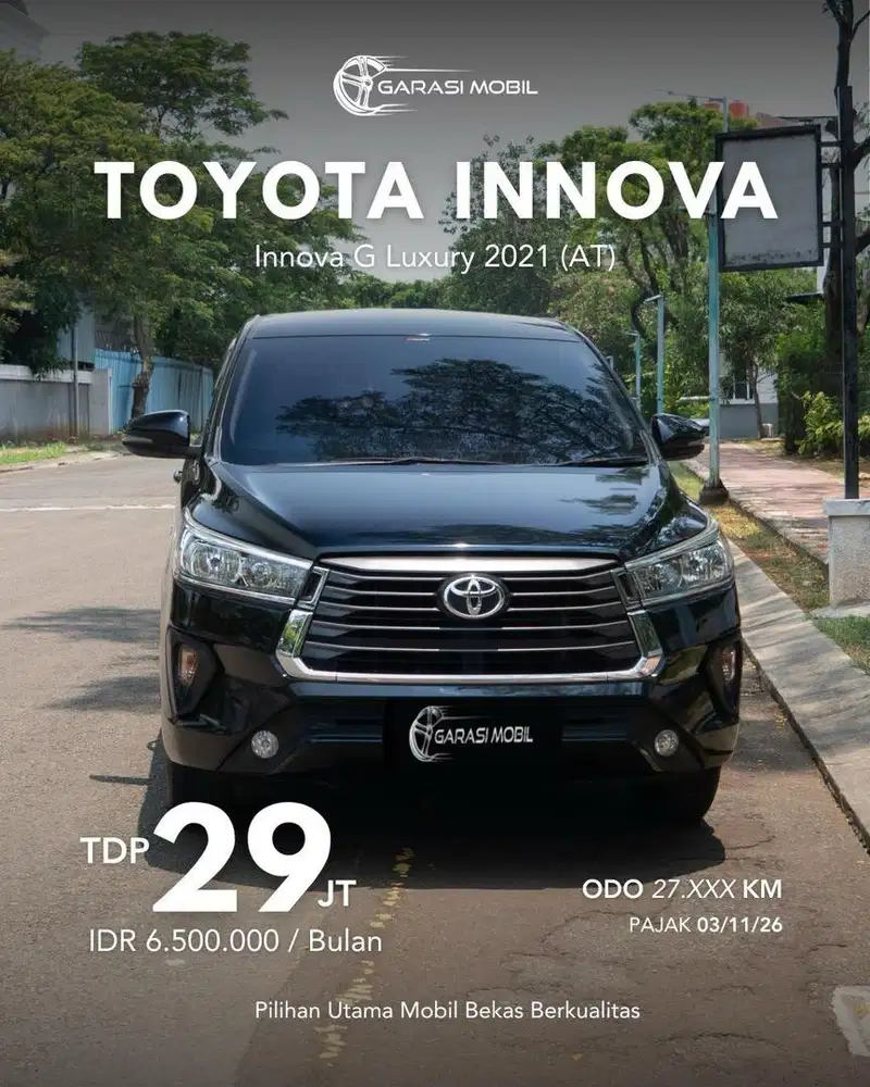 TOYOTA KIJANG INNOVA G LUXURY 2021 Bensin