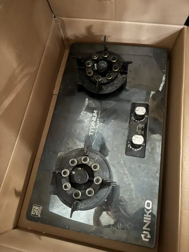 Dijual kompor tanam merk Niko 2tungku bekas pakai