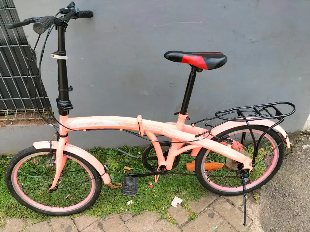 Sepeda lipat ukuran 20 normal siap goes