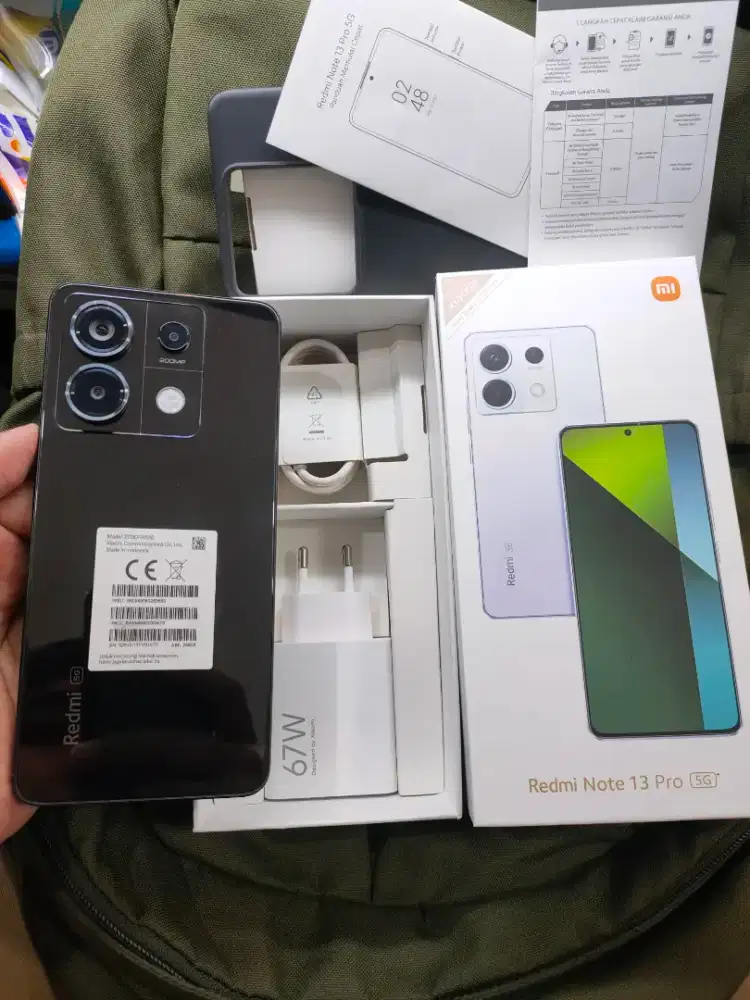 xiomi note 13 pro 5G 8/256GB Mulus Lengkap