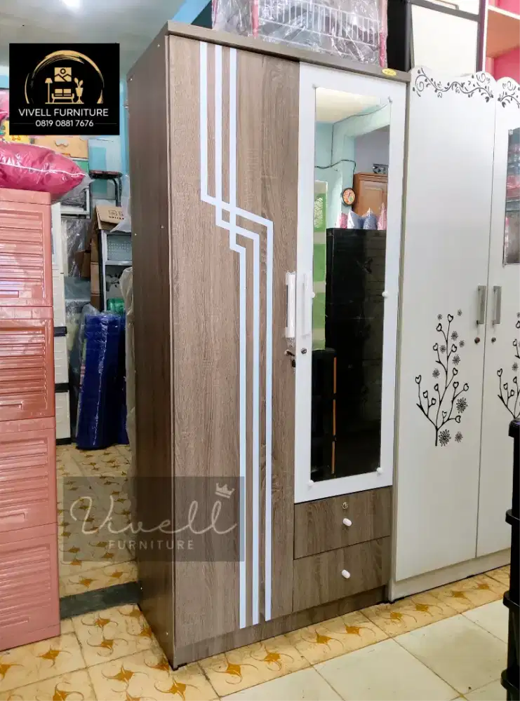 Lemari Pakaian 2 pintu