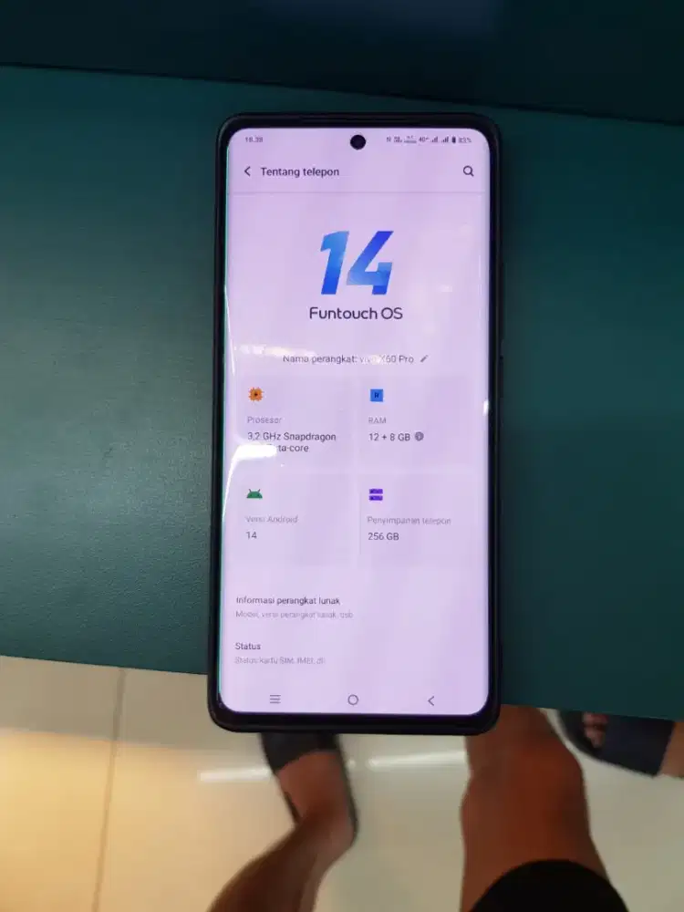 vivo x60pro 5g ram 12+8/256gb