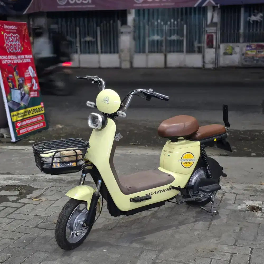 SEPEDA LISTRIK GARANSI 1 TAHUN COD GRATIS ONGKIR