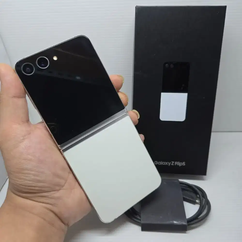 Samsung z flip 5 512gb sein resmi, lengkap, like new
