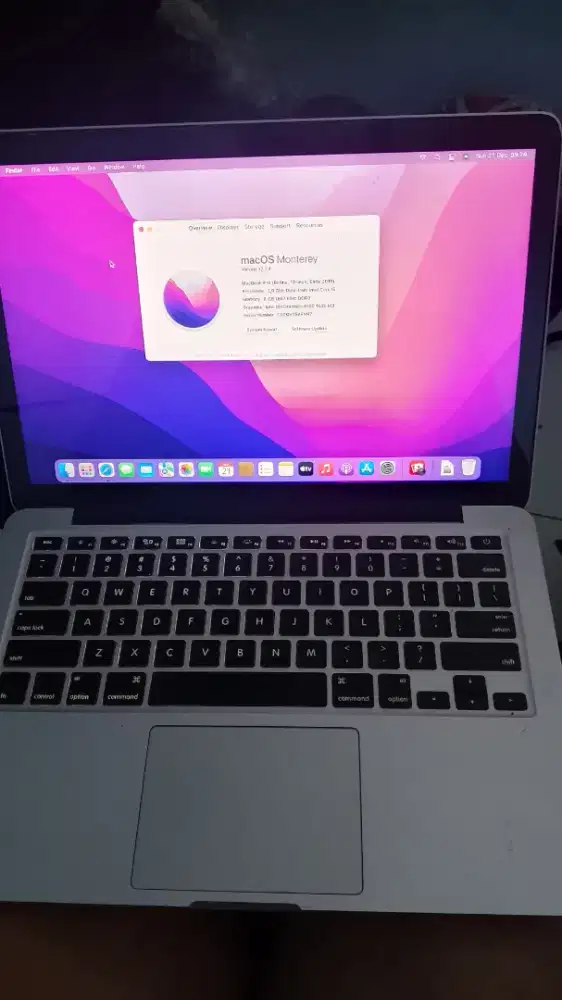 MACBOOK PRO 2015 8/128GB MINUS