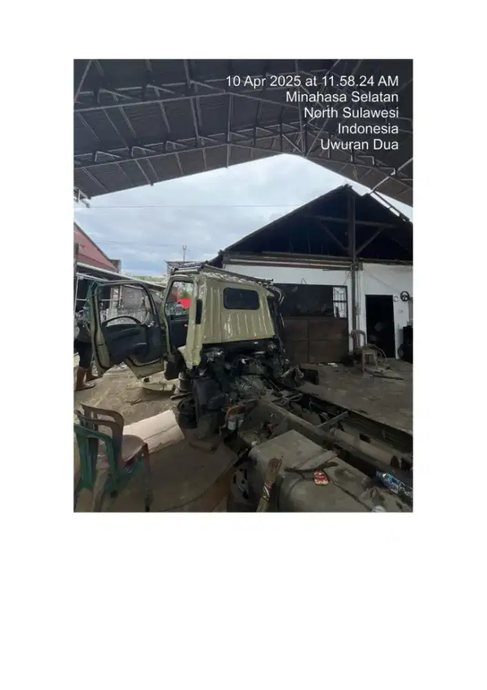 Dijual Salvage Truk Isuzu NMR 81 Tahun 2022 (Ex Klaim)