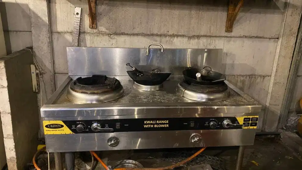 Dijual Kompor Kwali Range 2 tungku merk Crown