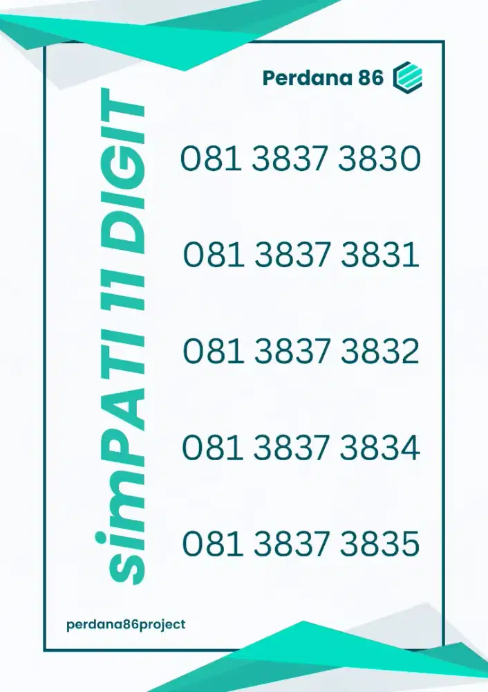 Nomer cantik nomor cantik simpati 11 digit