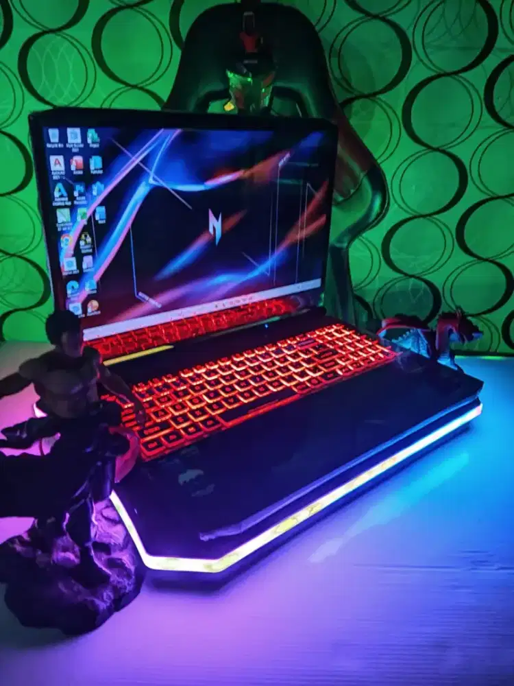 Laptop Render Gaming Acer Nitro Core i7 Ram 16/512gb ssd Vga Rtx COD