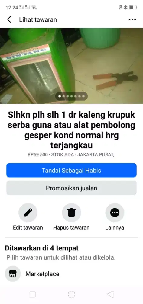 Slhkn lh slh 1 dr kaleng krupuk/sblhnya cocok utk tkg krupuk murah