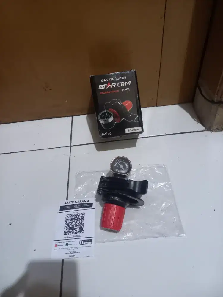 Regulator Gas Starcam Highpressure Black Edition