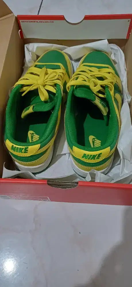 Sepatu nike dunk low Brazil