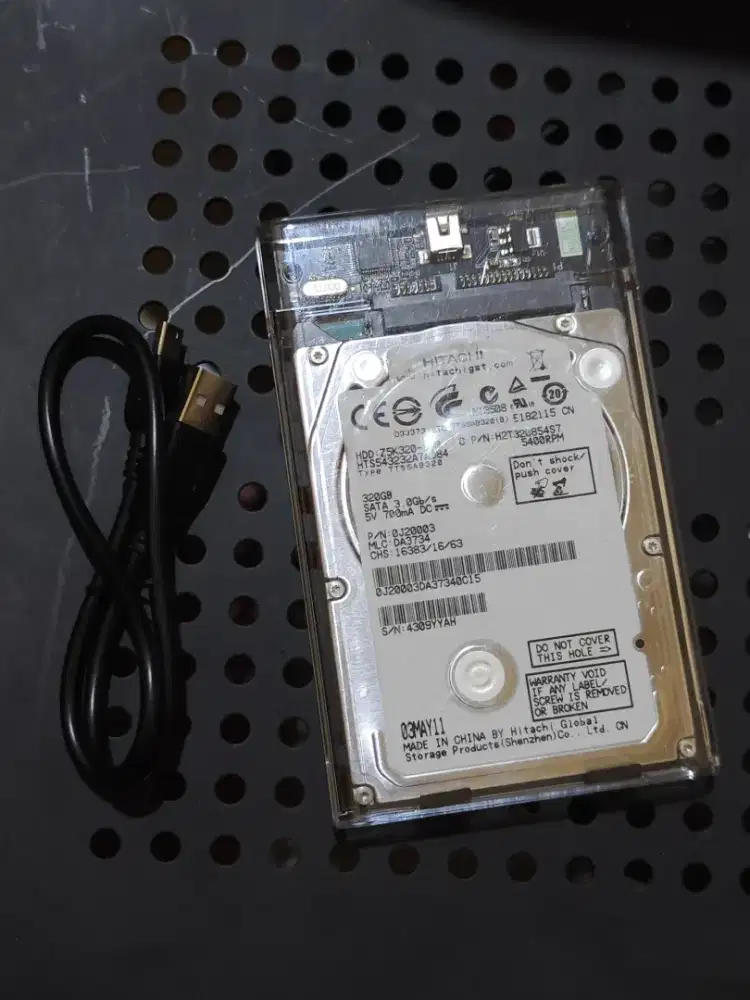 External Hard Drive HGST 320GB