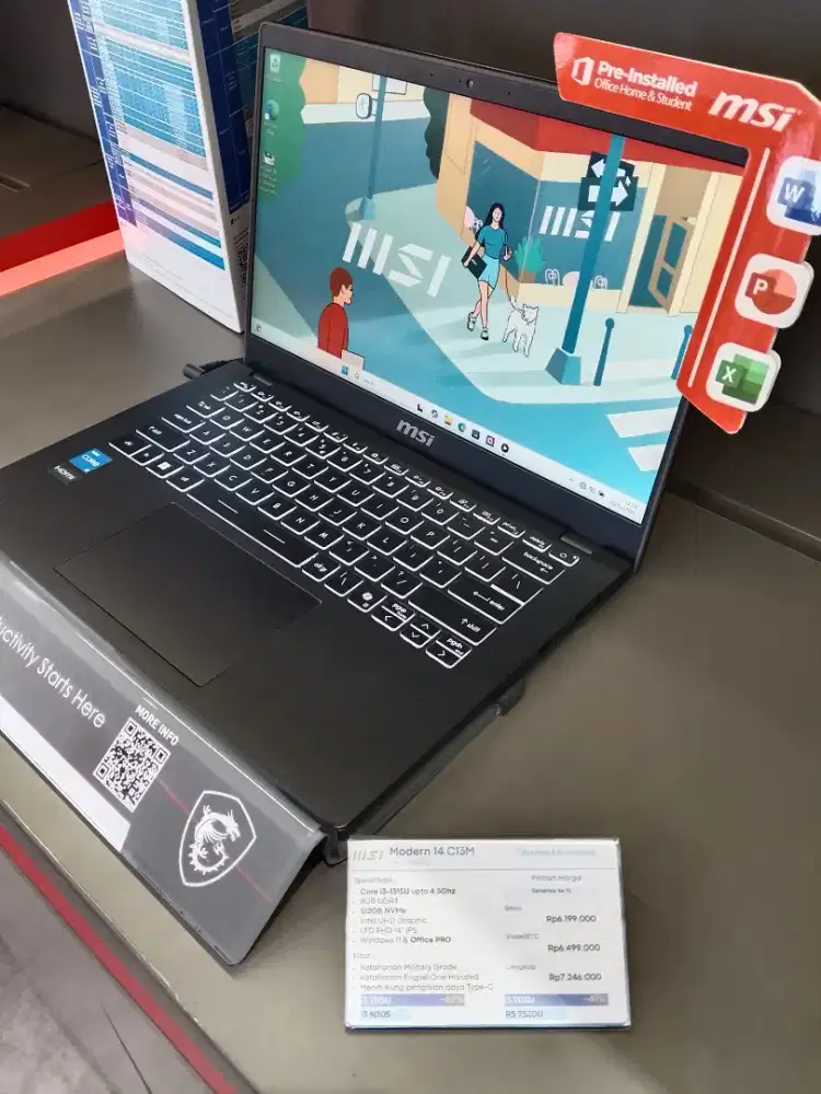 LAPTOP MSI BISA DICICIL TANPA HARUS DP