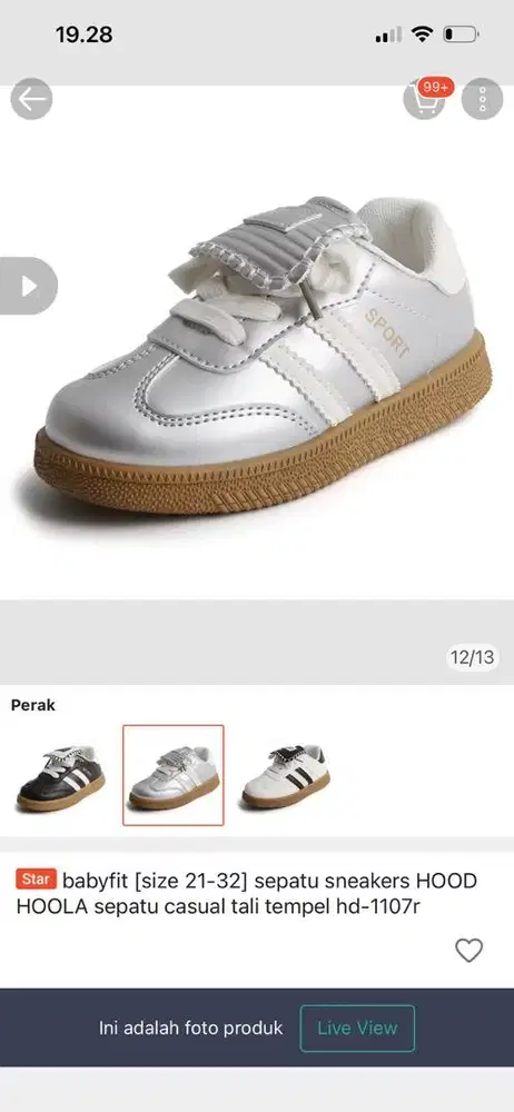 Sepatu anak preloved