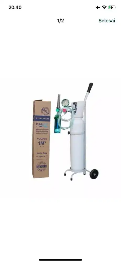 TABUNG OKSIGEN + APLIKATOR SET