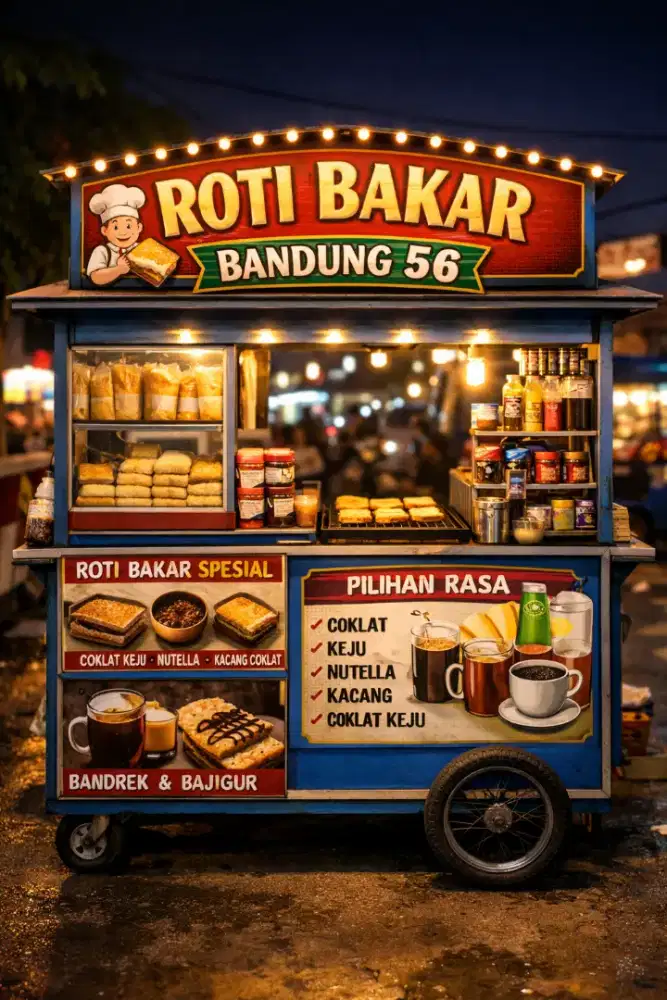 Jaga Jajanan Roti Bakar Bandung