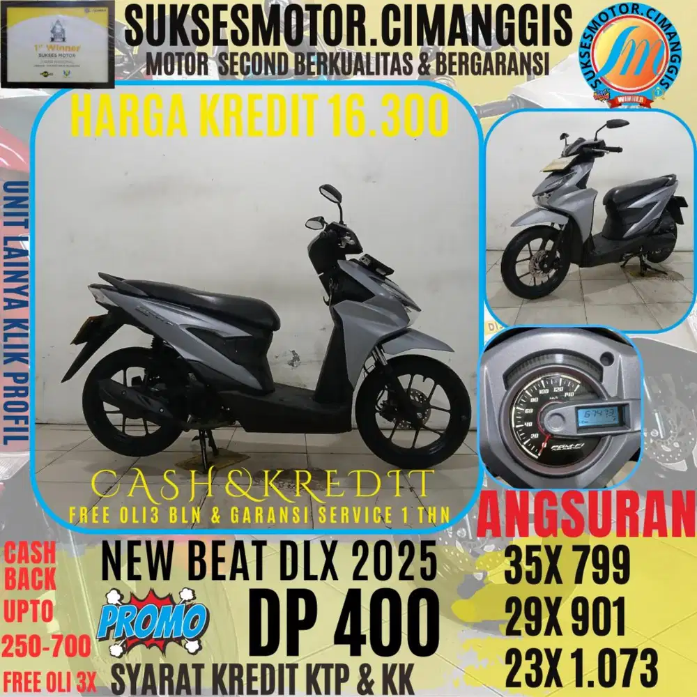 DP 400 NEW BEAT DLX CASHBACK UPTO 700 RIBUAN FREE OLI3BLN