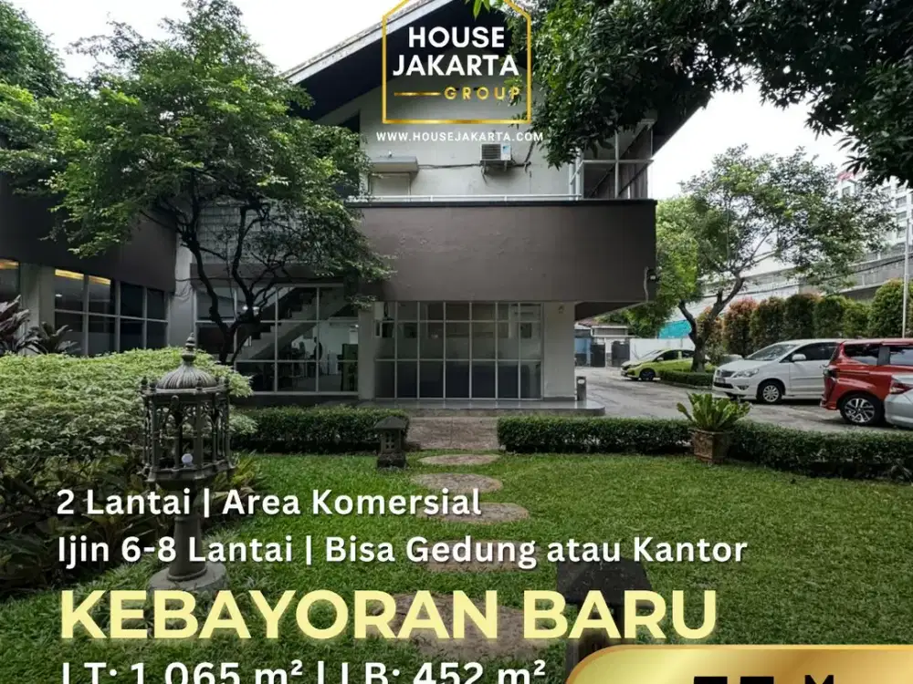 Komersial Hook 2 Lantai Ex Kantor Prime Kebayoran Baru . Dekat Senopati & SCBD
