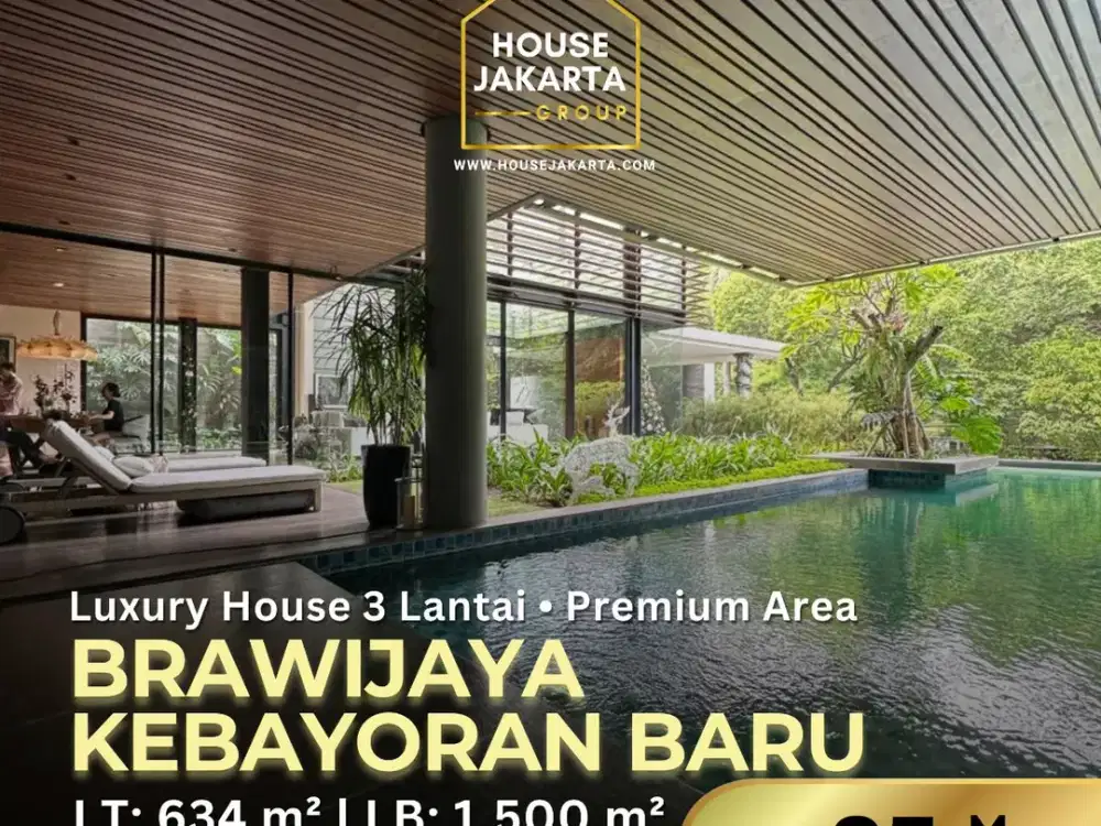 Rumah Mewah Prime Area Brawijaya Kebayoran Baru Disain by Alex Bayu