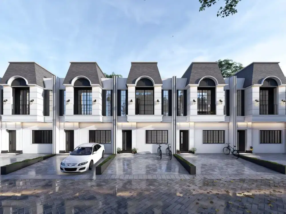 DEKAT DENGAN TOL. RUMAH CLASIK EROPA. DP 0% LANGSUNG AKAD. FREE BIAYA2