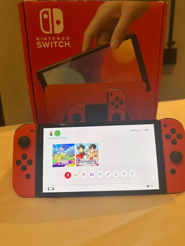 Nintendo Switch OLED Mario Edition -OFW