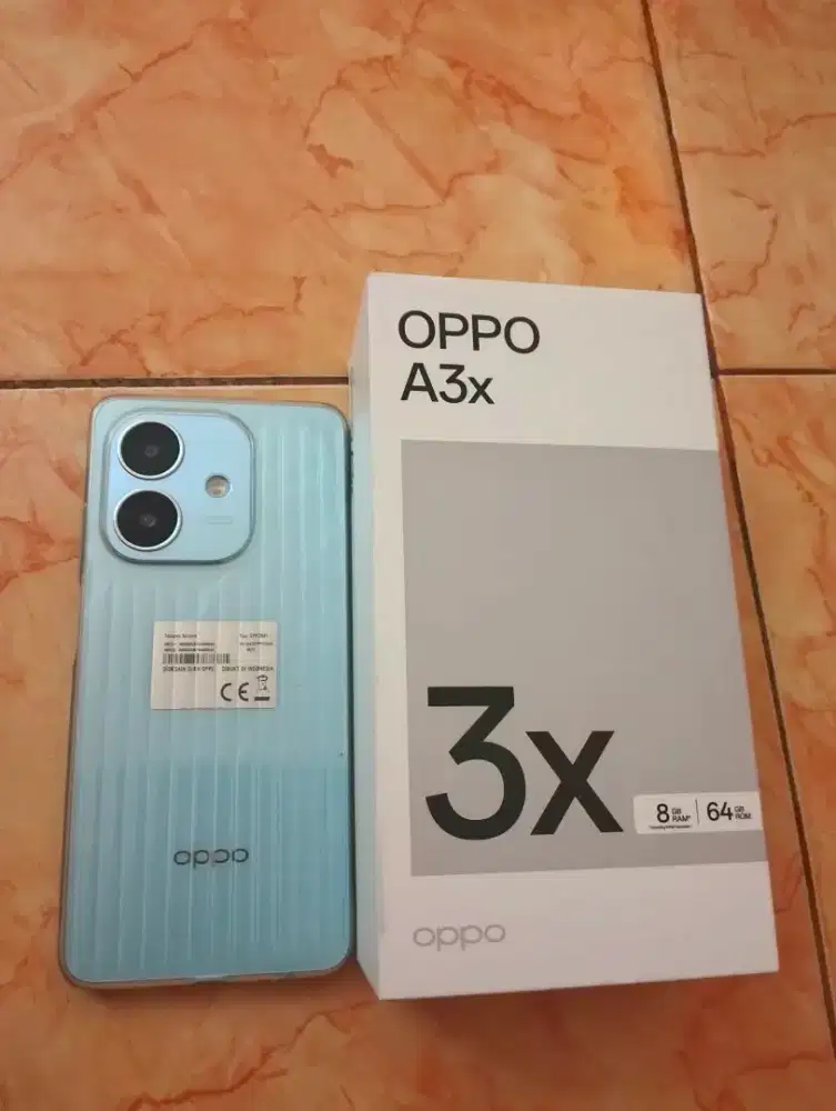Jual Oppo A3X 8GB RAM + 64 GB ROM