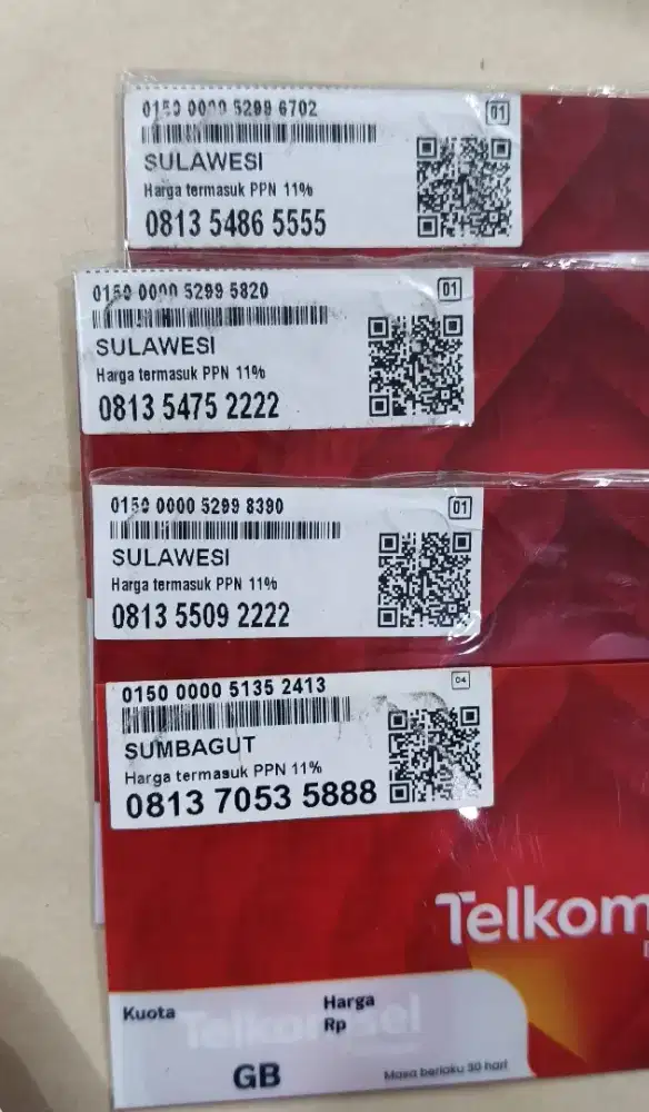 Ready kartu Telkomsel baru 11 digit segel minat DM bos mulai dari 50rb