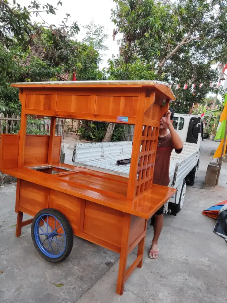 Jual Gerobak Angkringan, Bakso, Mie Ayam, Bubur, Sate, Soto, Pecel dll