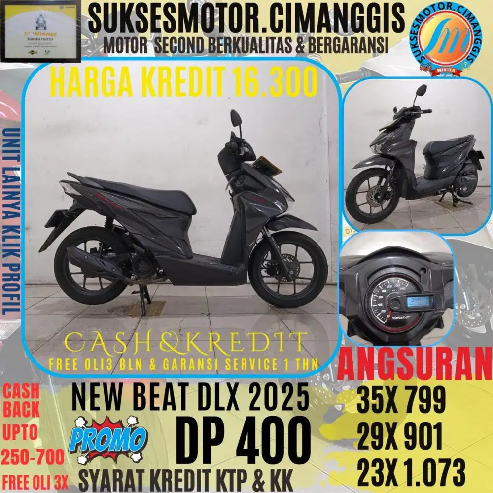 DP 400 CASBACK UPTO 700 RIBUAN FREE OLI3BLN NEW BEAT DLX