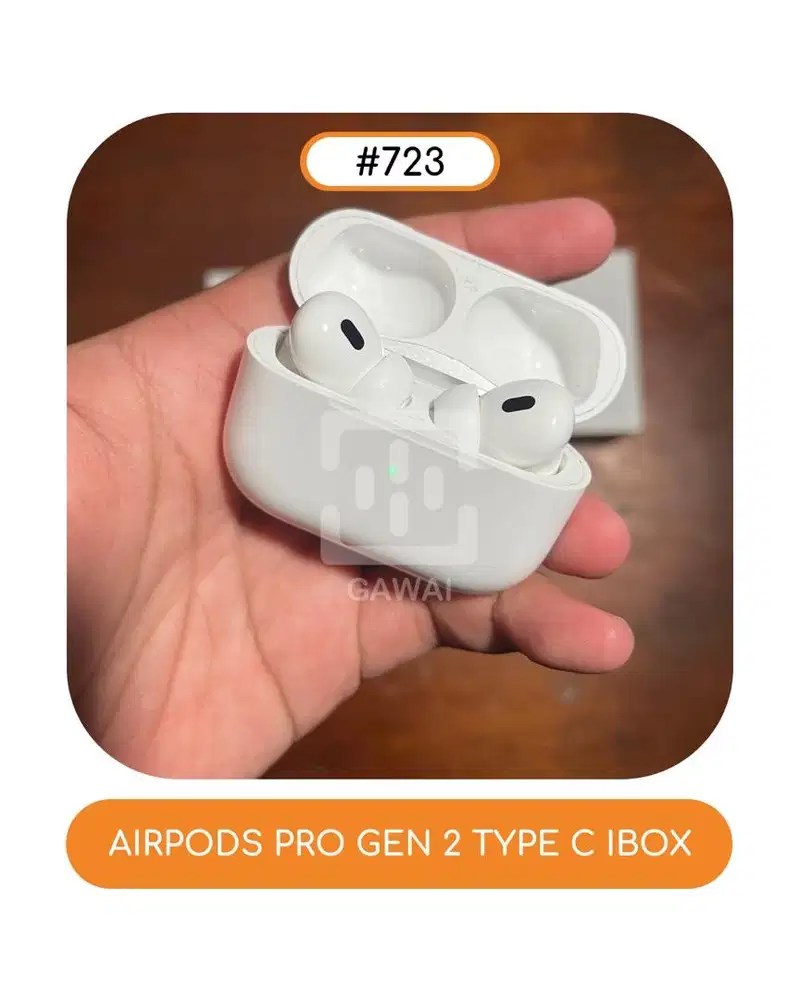 #723 Airpods Pro Gen 2 Type C Ibox Garansi 07 August 2026