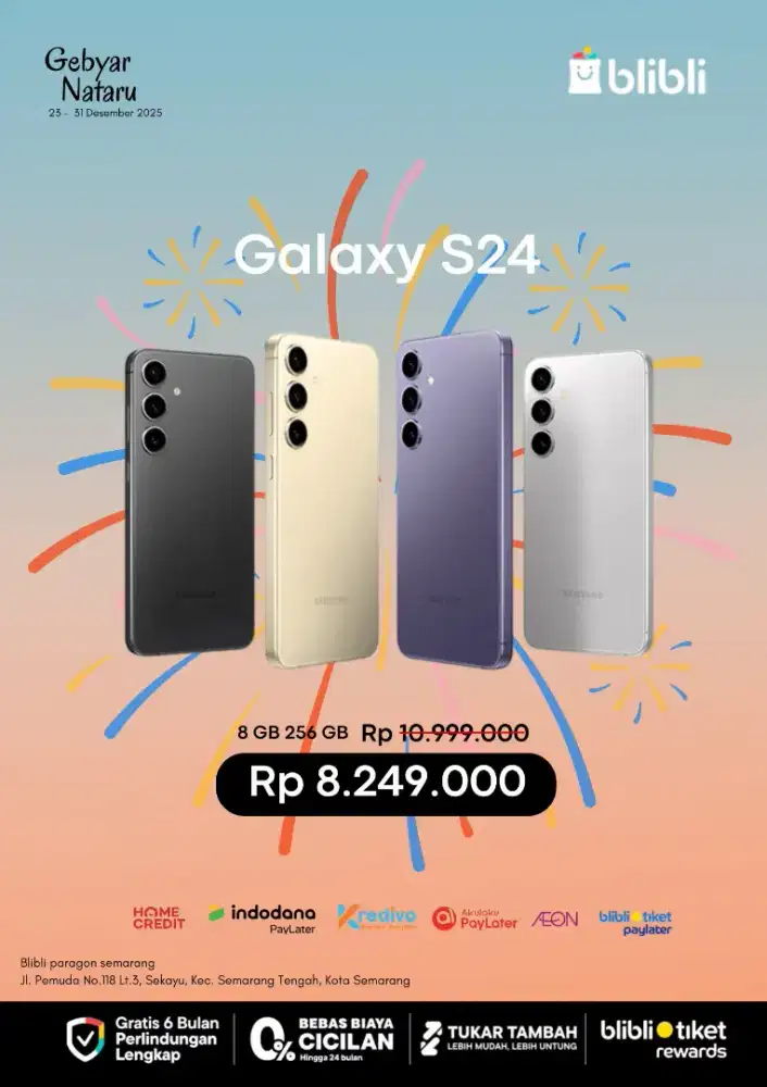 Promo Galaxy S24 8/256 Bisa kredit