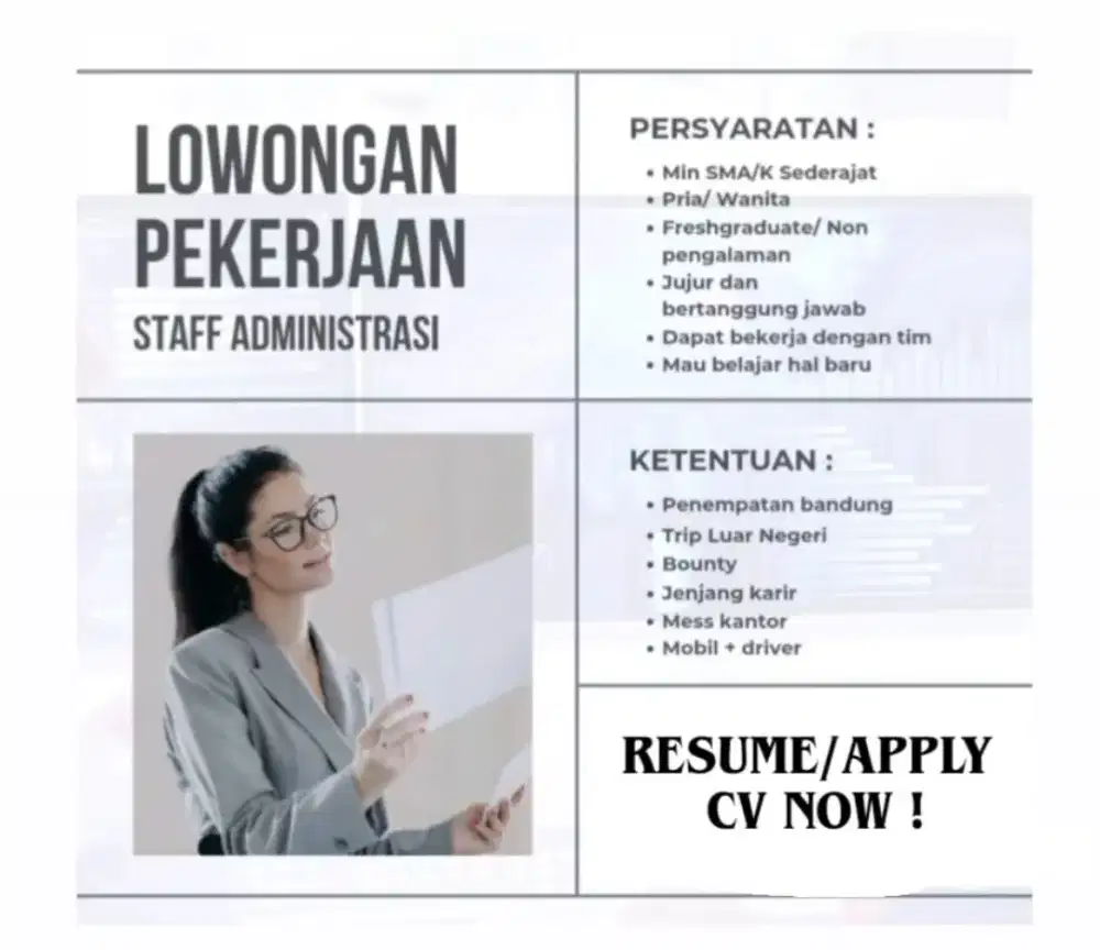 INFO LOKER BANDUNG FREE 2025