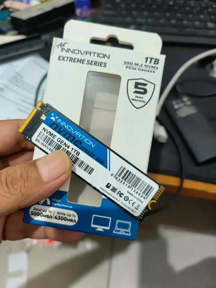 SSD Nvme Gen4 1TB 2nd Garansi resmi panjang