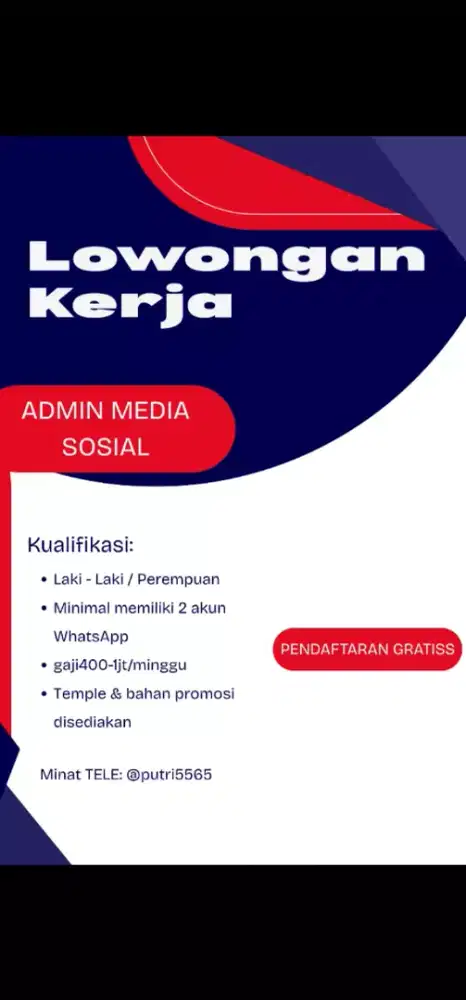 Info loker gratissss