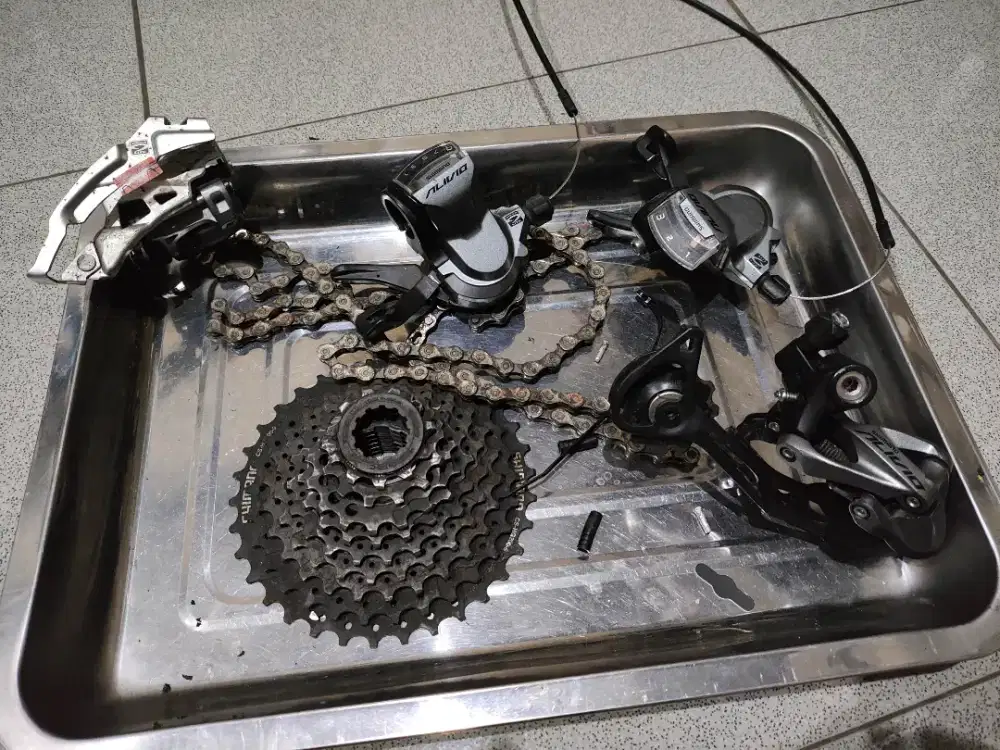 Mini grupset shimano alivio M4000 3x9s 100% original shimano